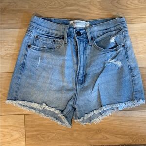 Abercrombie and Fitch Light Blue Jean Shorts